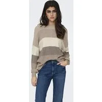 ONLY Strickpullover ONLATIA L/S STRIPE PULLOVER KNT NOOS Viskosemischung, regular fit