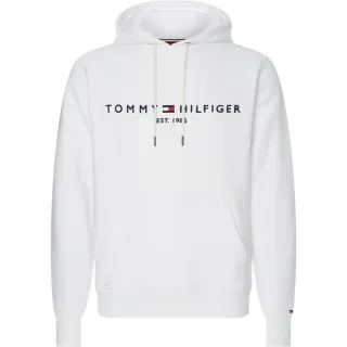Logo Hoodie von Tommy Hilfiger in der farbe Weiss und in größe XXL.
