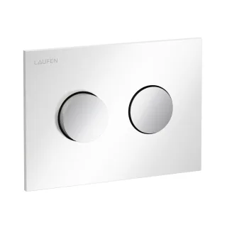 Laufen Betätigungsplatte GROOVE INEO mit Dual-Flush weiß glzd/Tasten chrom, H9001171930001 H9001171930001
