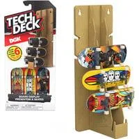 Tech Deck - Fingerboard 6er-Display, Spielfahrzeug sortierter Artikel, mit 3 kompletten Boards und Zubehör