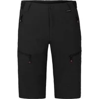 Bergson Outdoorhose LEBIKO Bermuda Herren Wandershorts, robust, elastisch, Normalgrößen, schwarz