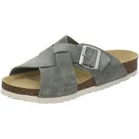 AFS-Schuhe 214166 Kralle Pantolette für Damen mit Fußbett, bequeme Sandalen aus Leder