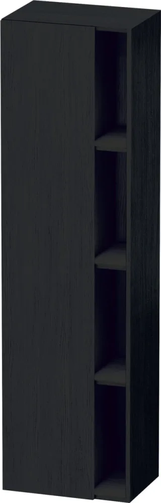 Duravit DuraStyle Hochschrank Eiche Schwarz Matt 500x360x1800 mm - DS1249L1616 DS1249L1616