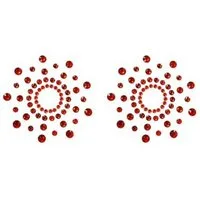 Be Lily Accessoires Brustwarzenabdeckung, Nipple Covers in rot - One Size