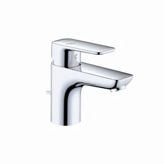 Kludi PURE & STYLE Waschtischarmatur 75 EcoPlus m. Metallablaufg. chrom, 403880575WR4 403880575WR4