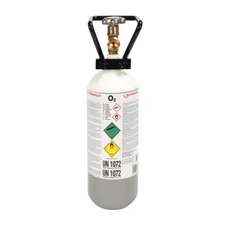 Rothenberger Sauerstoff - Stahlflasche, 2,0l gefüllt - 35635