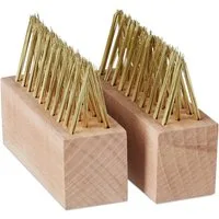 relaxdays Fugenkratzer Fugenbürste 2er Set, (2-tlg)
