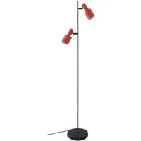 Lindby Stehlampe Ovelia, Metall, Schwarz IP20, 2 x 15 W LED