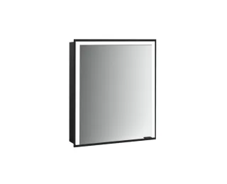emco LED-Lichtspiegelschrank Prime 3 Unterputz, 600 mm, Anschlag links, schwarz, 949714400 949714400