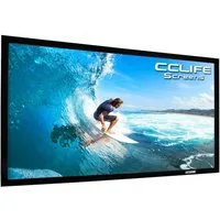 CCLIFE Rahmenleinwand Heimkino Leinwand 16:9 Rahmenleinwand (Aluminum-Rahmen)