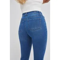 wonderjeans Bootcut-Jeans Figurbetonte Form mit leicht ausgestelltem Bein