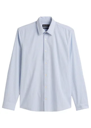 Marc OPolo Casual - Hemd aus Bio-Baumwolle blau - Gr. - XL