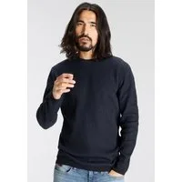 Bruno Banani Strickpullover gewaschene Optik