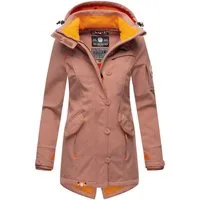 Marikoo Softshelljacke mit Kapuze – Outdoorjacke wind- und wasserabweisend Softshelljacke mit Fleecefutter und abnehmbarer Kapuze