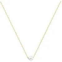 Firetti Kette mit Anhänger Schmuck Geschenk Silber 925 Halsschmuck Halskette, mit Süßwasserzuchtperle