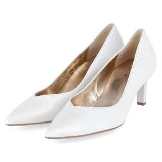 Högl Pumps - Gr. 37 - Weiß - Glattleder