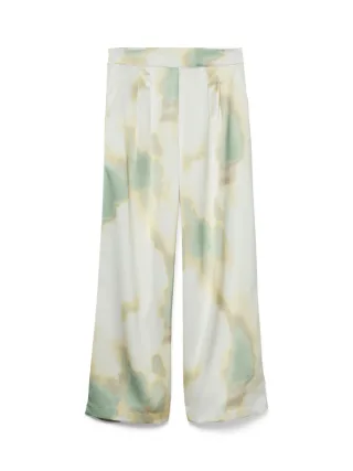 VERO MODA - VMMANDY GRACE HW WIDE PANT WVN Golden Haze - Gr. - XL