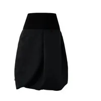 dunkle design Ballonrock 65cm Grau Schwarz Ecru elastischer Bund