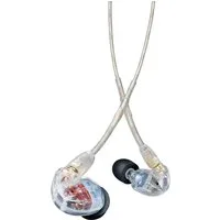 Shure SE535 CL transparent Kopfhörer (Sound Isolating™ Design (blockiert bis zu 37 dB Umgebungsgeräusche), Drei High-Definition-Treiber (ein Hoch- und zwei Tieftöner), ergonomisches Low-Profile-Design für professionellen Bühneneinsatz oder Alltag, Ne