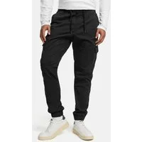 Indicode Stoffhose Herren INPillus Jogger-Pant mit elastischem Bund und Kordelzug