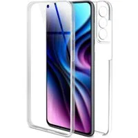 ONEFLOW Handyhülle für Samsung Galaxy S21 FE 5G Hülle Komplett Schutz Touch Case 6,4 Zoll, 360 Grad Schutzhülle Transparent Rundumschutz Durchsichtig Beidseitig