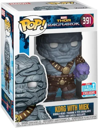 Funko Pop! 391 - Marvel Thor Ragnarok: Korg with Miek