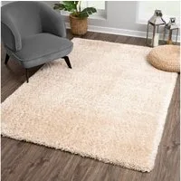 Sanat Hochflor-Teppich Porto, auch als Läufer und in Rund erhältlich, rechteckig, Höhe: 45 mm, Wohnzimmer, Langflor, Shaggy,weich