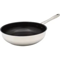 Krüger Bratpfanne Edelstahl Pfanne Miami, Ø 28 cm, Edelstahl (1-tlg), mit Antihaft-Versiegelung, backofenfest bis 180°C