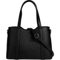 Cluty Henkeltasche, echt Leder, Made in Italy