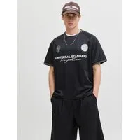 Jack & Jones Trainingsshirt JCOCOVER RETRO FOOTBALL TEE SS LN