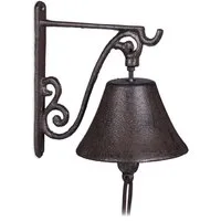 relaxdays Wanddekoobjekt Türglocke Gusseisen antik