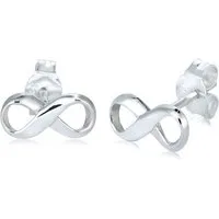 Elli Paar Ohrstecker Stecker Infinity Unendlichkeit Symbol 925 Silber