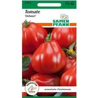 SAMEN PFANN Gemüsesamen Fleischtomate, Oxheart (Typ Ochsenherz) - Saatgut Tomaten Samen, Solanum lycopersicum