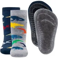 Ewers ABS-Socken Stoppersocken Dinos 2er Pack (2-Paar)