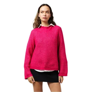 Pieces - Sweatshirt für Herren/Damen Unisex, Leger, leger (Rote Beete Lila)