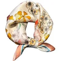 nsihing Seidentuch Damen-Halstuch, Modetuch Bandana Maulbeerseide, Quadratisch, 53 x 53 cm, 1er Pack- Haartuch für Damen & Herren