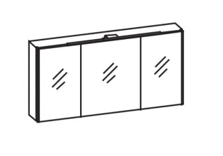 Artiqua LED-Spiegelschrank mit Farbtemperaturwechsel, Oxid Dunkelgrau quer, 074-SDT-1-14-72 074-SDT-1-14-723