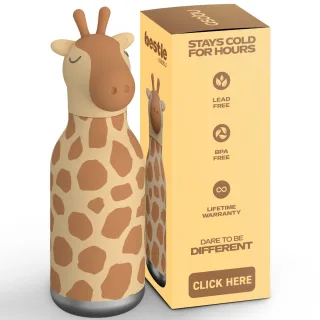 ASOBU Bestie Animal Flasche Giraffe