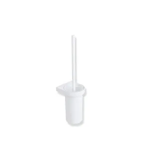 Hewi System 800 Toilettenbürstengarnitur 800.20.10260AS 105x420x120mm, Behälter Kunststoff weiß, weiß matt