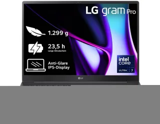 LG Gram Pro 17Z90SP | 17z90sp-g.ad7bg | Intel Core Ultra 7 - 43,2 cm (17")
