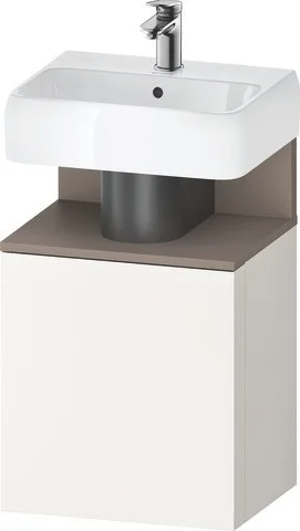 Duravit Qatego Waschtischunterbau wandhängend Weiß Supermatt 440x350x645 mm - QA4076R43840000 QA4076R43840000