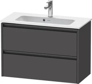 Duravit Ketho.2 Waschtischunterbau wandhängend Graphit Matt 810x390x549 mm - K25256049490000 K25256049490000
