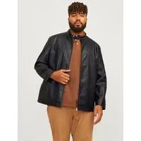 Jack & Jones PlusSize Lederimitatjacke JJEDYLAN CLEAN PU JACKET NOOS PLS in Leder Optik