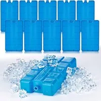 BigDean Kühlakku 10x Kühlakkus je 200ml 12h Kühlung für Kühltasche & Kühlbox Made, Natürliche Kühlflüssigkeit, Robustes HDPE-Kunststoffgehäuse.