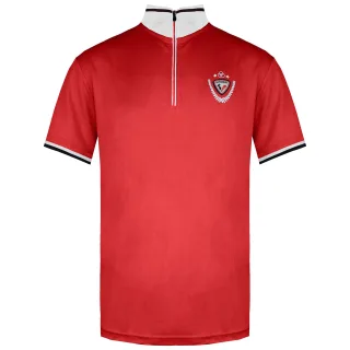 Rossignol Kurzarm 3/4 Reißverschluss Up Red Mens Virage Polo Shirt Rlemy04 305