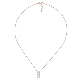 Orphelia 'Lova' Damen-Kette mit Anhänger aus 925er Sterlingsilber, Silber/Rosé, ZH-7093