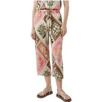 comma 7/8-Hose mit floralem Muster