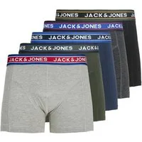 Jack & Jones Trunk JACOLIVER TRUNKS 5 PACK NOOS (Packung, 5-St) Baumwollmischung, elastisches Bündchen