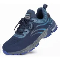ELIWORX S1 PL Schuh mit Stahlkappe, Atmungsaktives Mesh - Arbeitsschuhe Herren Sicherheitsschuh Durchtrittsichere Zwischensohle aus Kevlar, besonders rutschhemmend