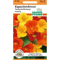 SAMEN PFANN Kräutersamen Kapuzinerkresse, rankende Mischung - Kapuzinerkresse-Samen Saatgut, Tropaeolum majus